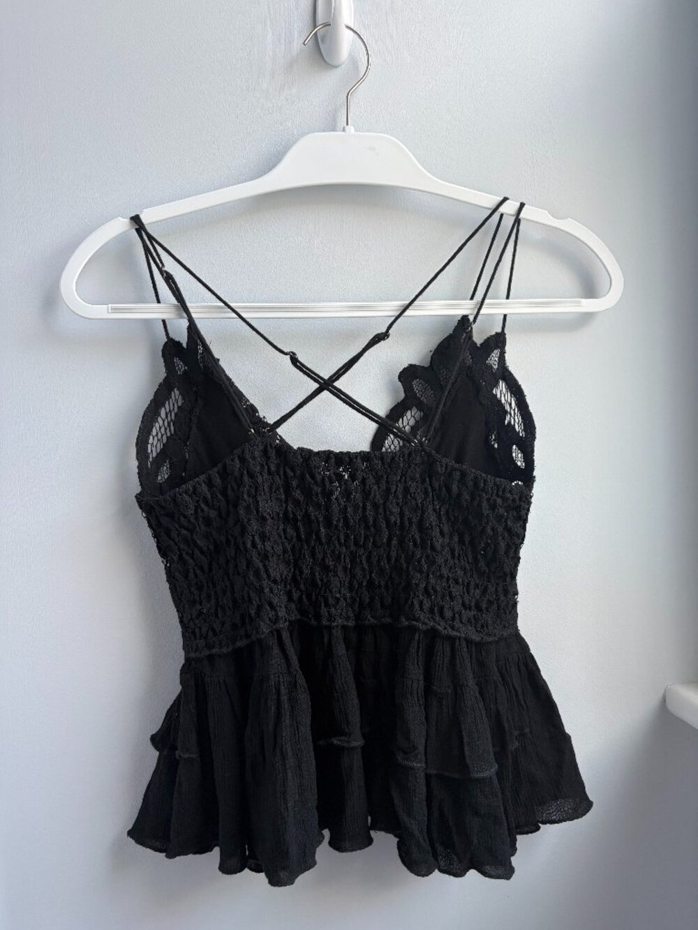 Free People Black Adella Cami - Picture 2 of 3